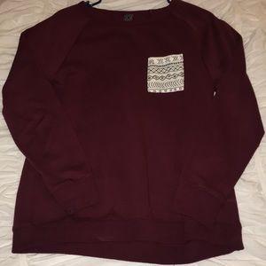Maroon sweater